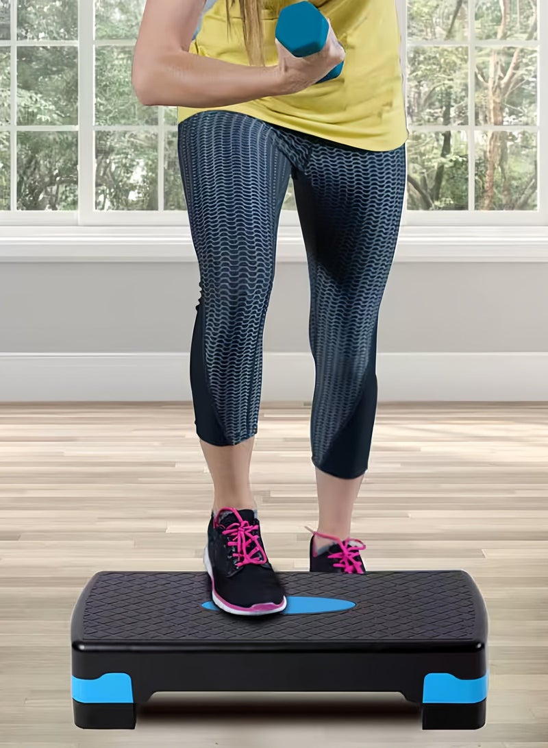 BLOOMING TIME Adjustable Workout Aerobic Stepper Step Platform Trainer, Exercise Equipment for Women at Home - Image 4